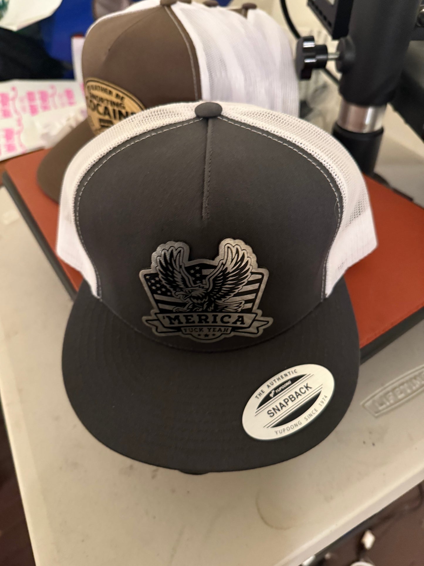 🇺🇸 ’Merica Eagle Trucker Hat – “F*ck Yeah” Edition