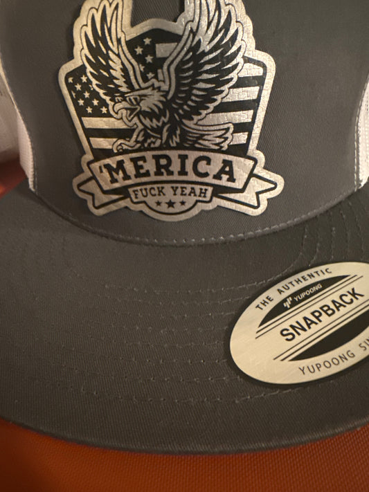 🇺🇸 ’Merica Eagle Trucker Hat – “F*ck Yeah” Edition