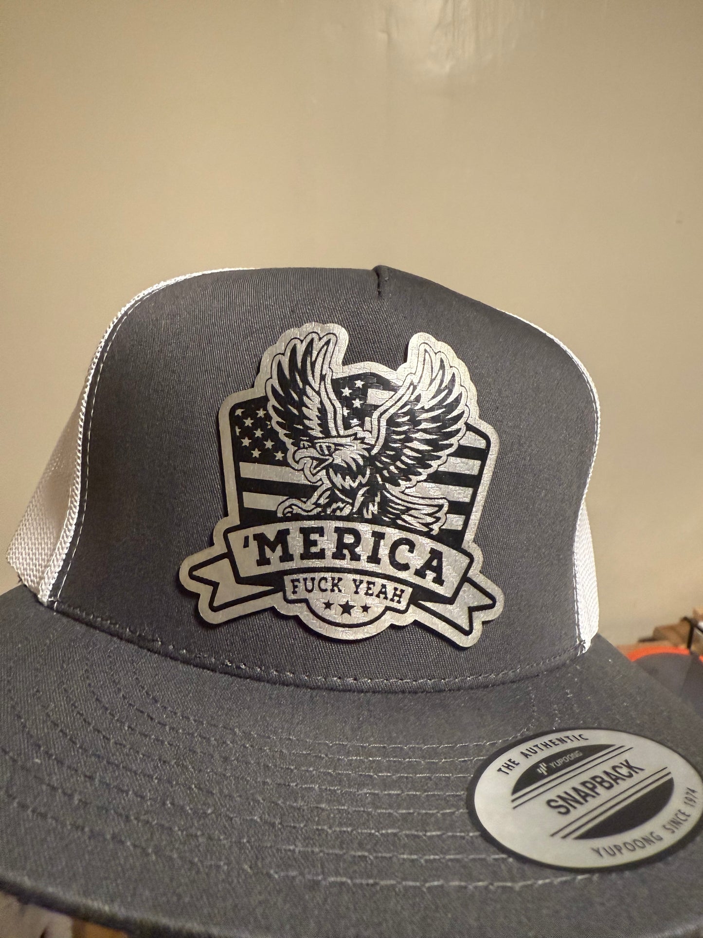🇺🇸 ’Merica Eagle Trucker Hat – “F*ck Yeah” Edition