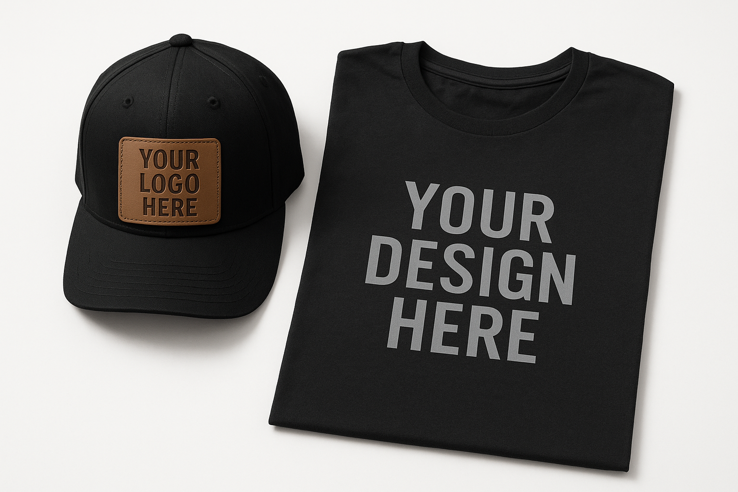 hat needs to say your logo here